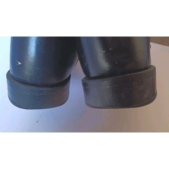 Old West Men's Boots SRM4010 Leather Black 11D Pull On Western Cowboy Giddy Up - Picture 12 of 13